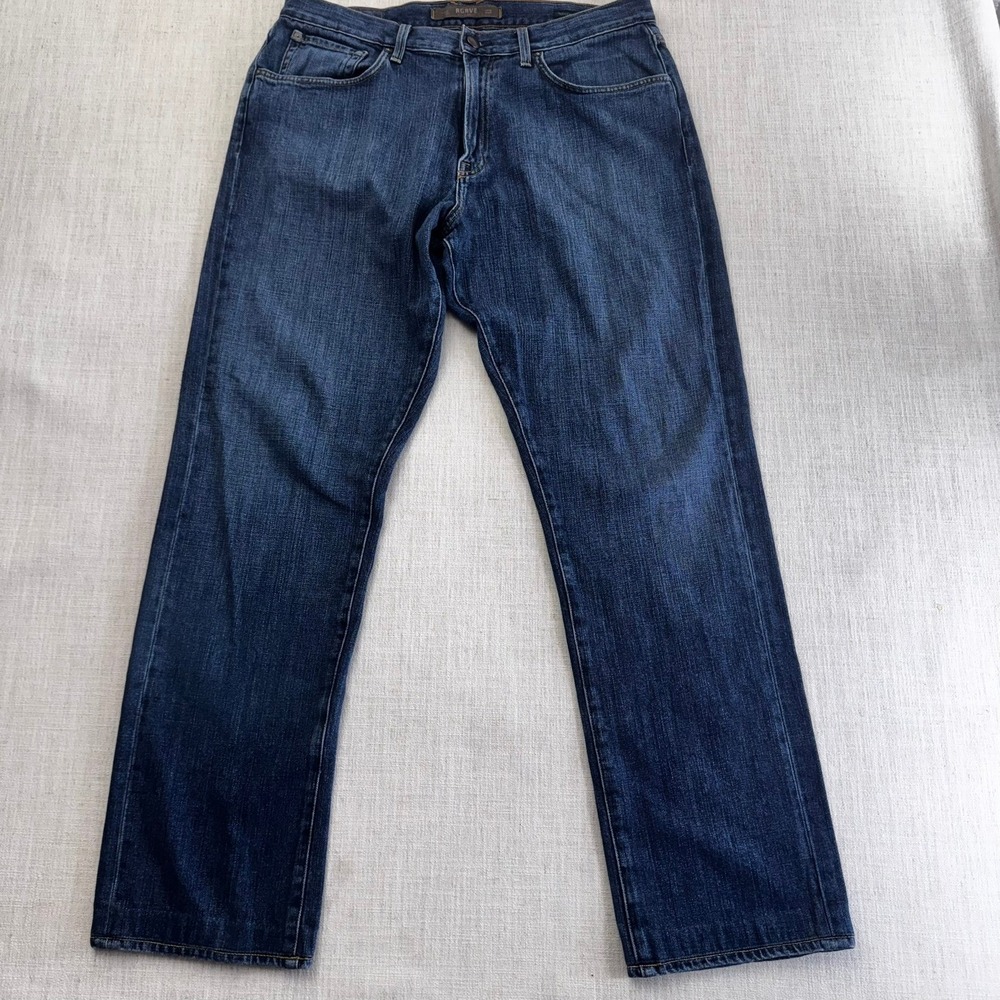 Agave Denim Waterman Relaxed Straight Jeans Mens 36 Merced Soft 12 Made in USA